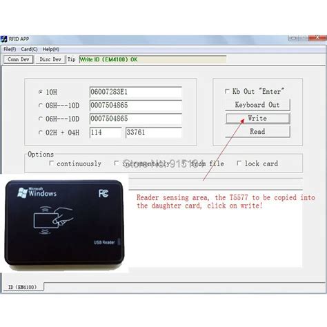 125khz rfid reader/writerused to program em id|125khz rfid re write.